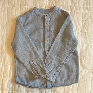 Kids Blue Button-Up Shirt